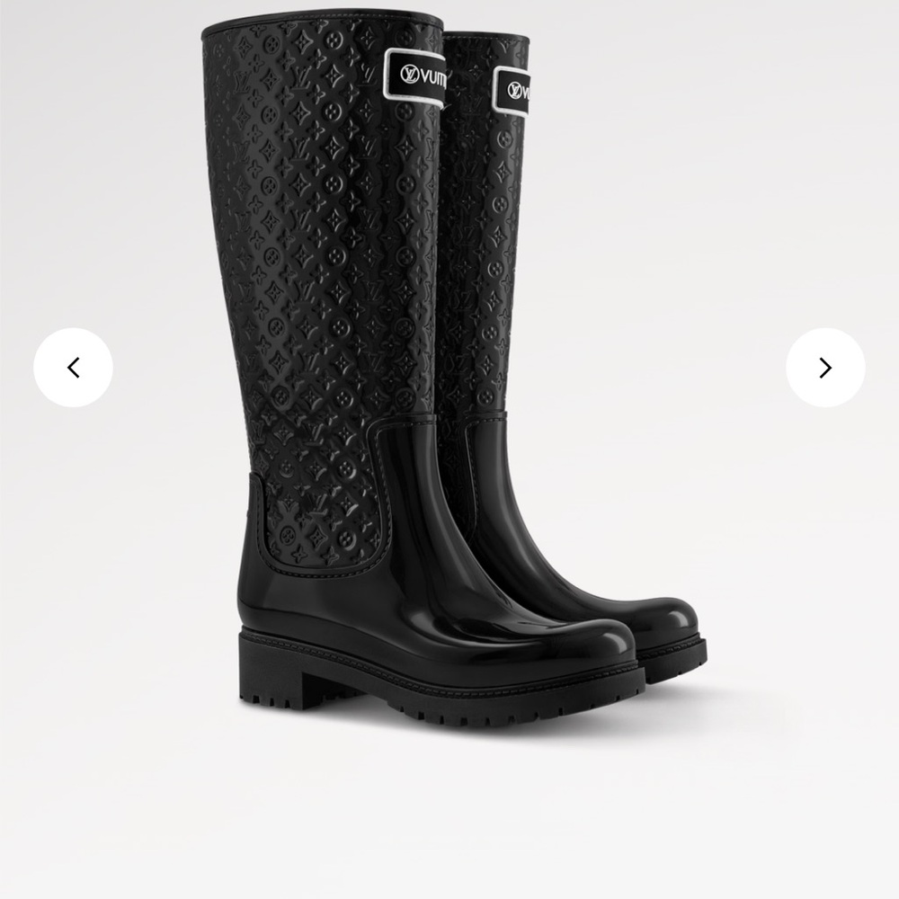 Louis Vuitton Black Women's Rain Boots
